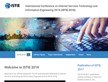 Tablet Screenshot of istie.org